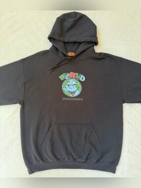 World Industries Black Graphic Hoodie